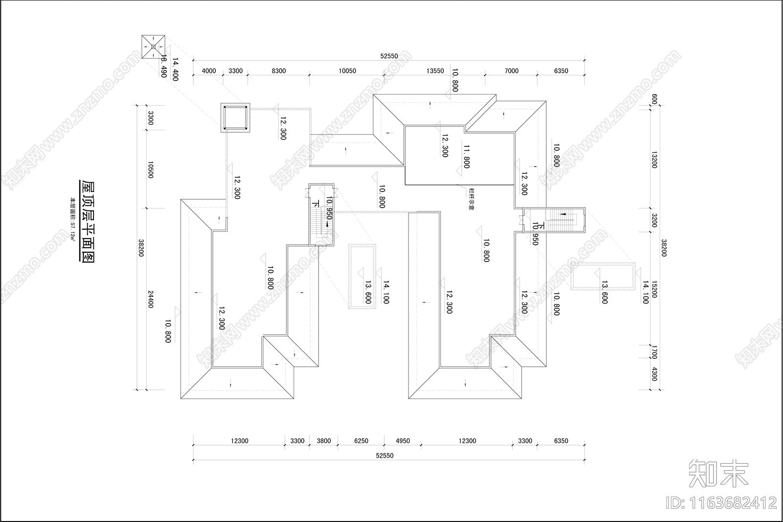 复古幼儿园建筑cad施工图下载【ID:1163682412】