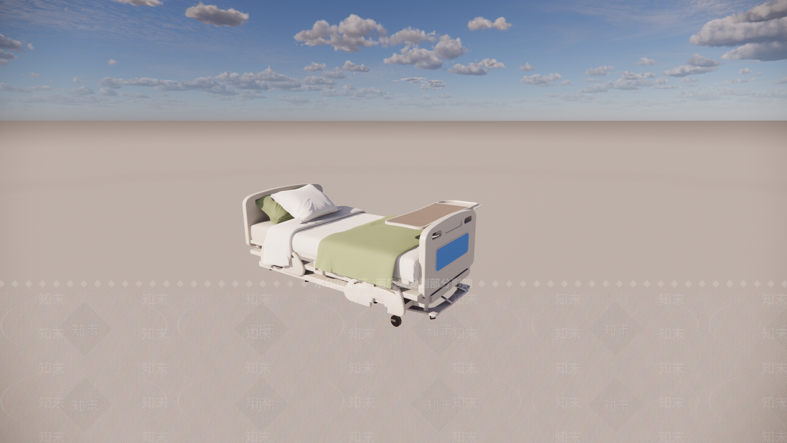 现代医院SU模型下载【ID:1163683110】