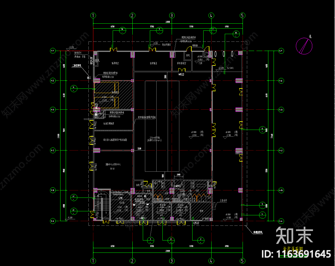 现代学校建筑cad施工图下载【ID:1163691645】