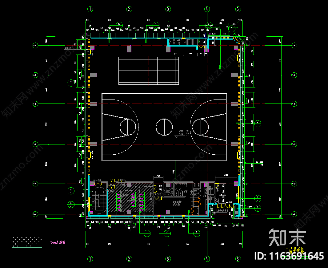 现代学校建筑cad施工图下载【ID:1163691645】