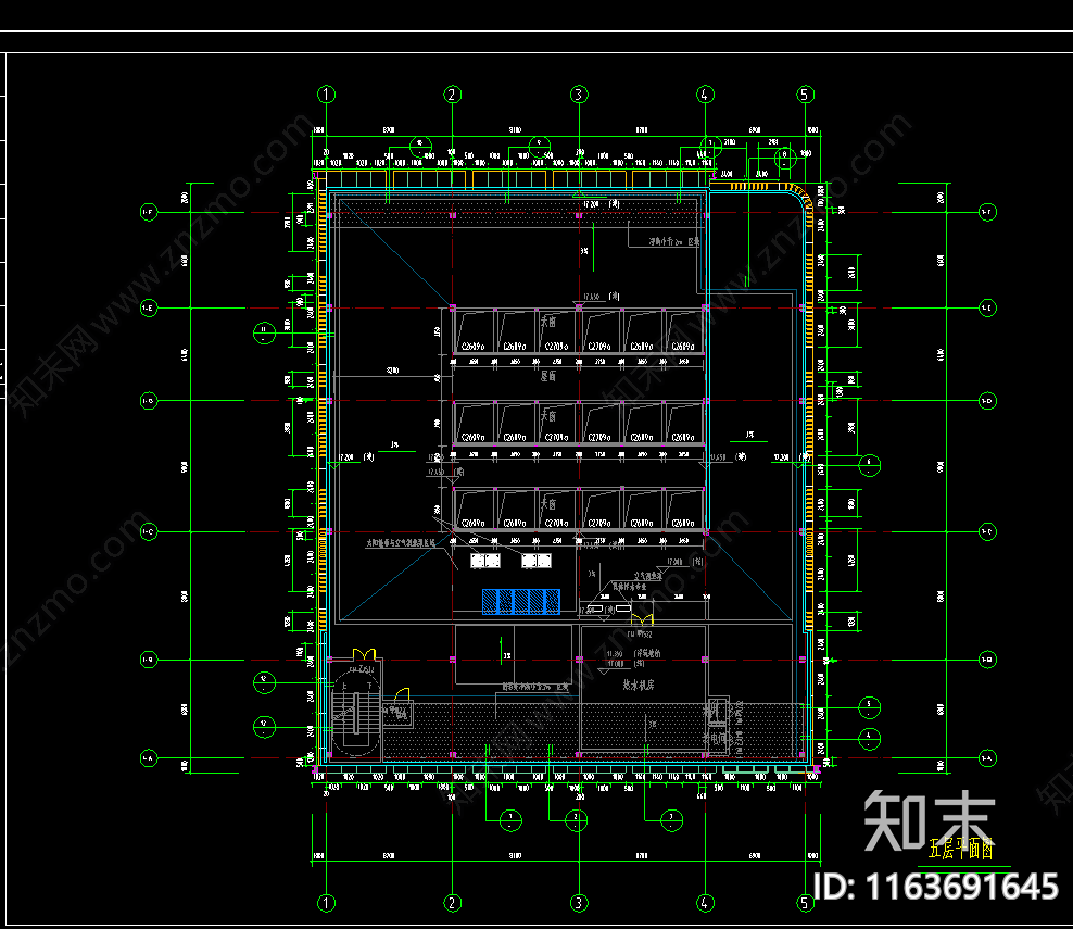 现代学校建筑cad施工图下载【ID:1163691645】