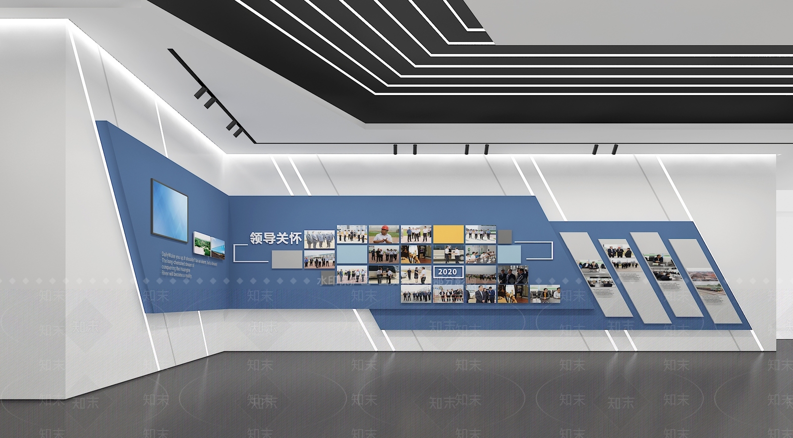 现代其他展厅SU模型下载【ID:1163695365】
