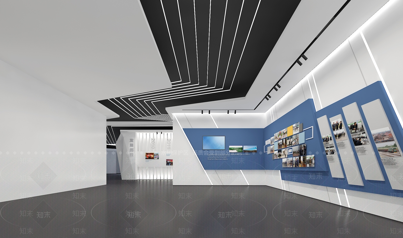 现代其他展厅SU模型下载【ID:1163695365】
