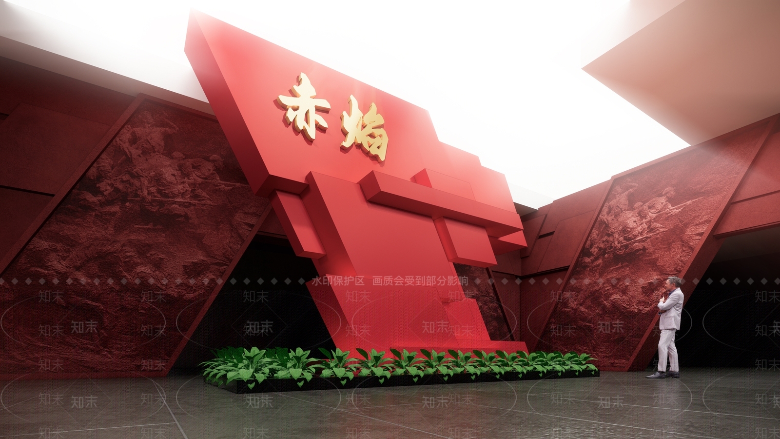 新中式中式其他文化空间SU模型下载【ID:1163751466】