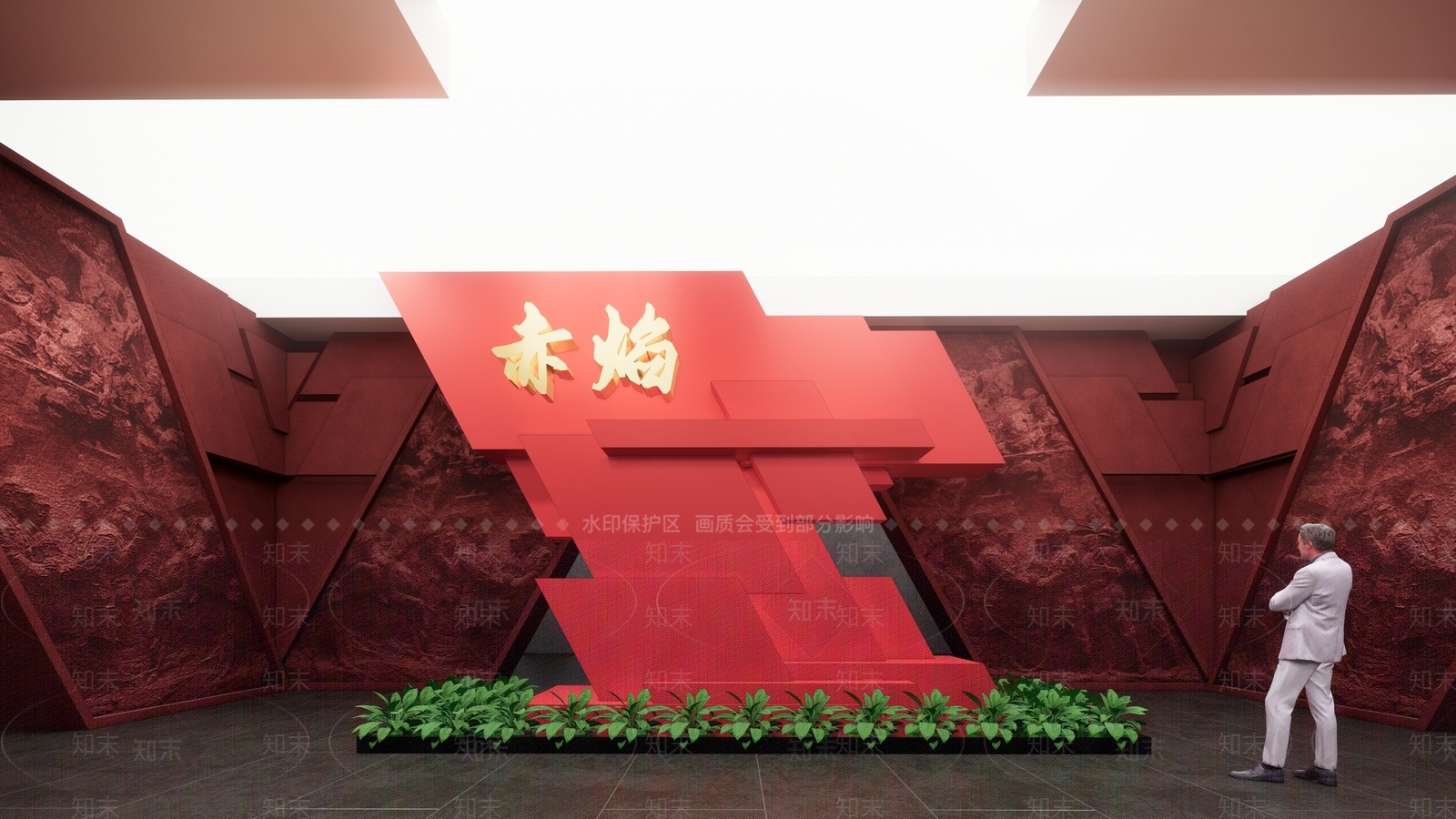 新中式中式其他文化空间SU模型下载【ID:1163751466】
