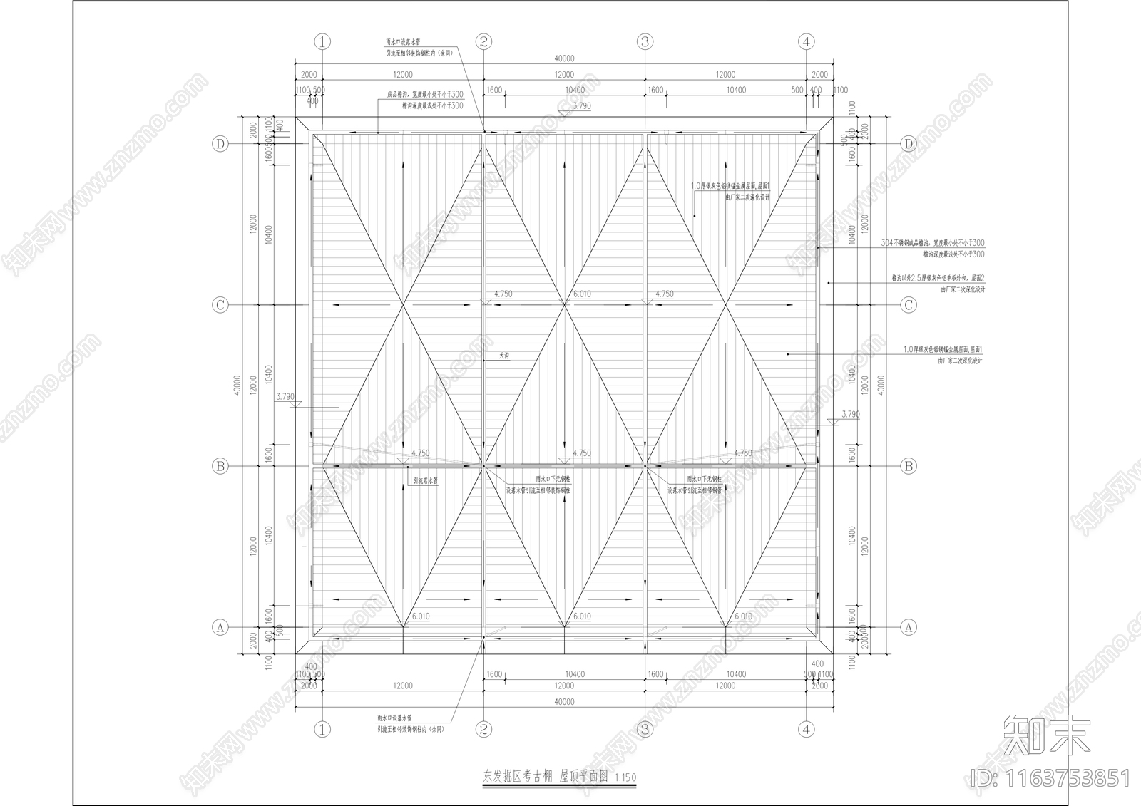 现代古建cad施工图下载【ID:1163753851】