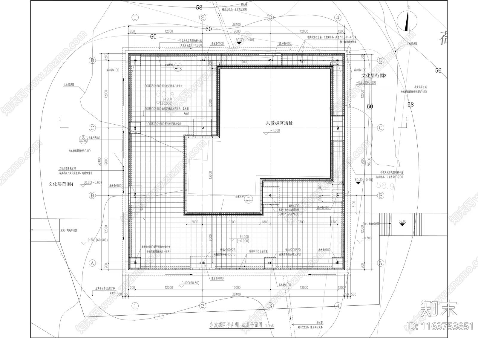 现代古建cad施工图下载【ID:1163753851】