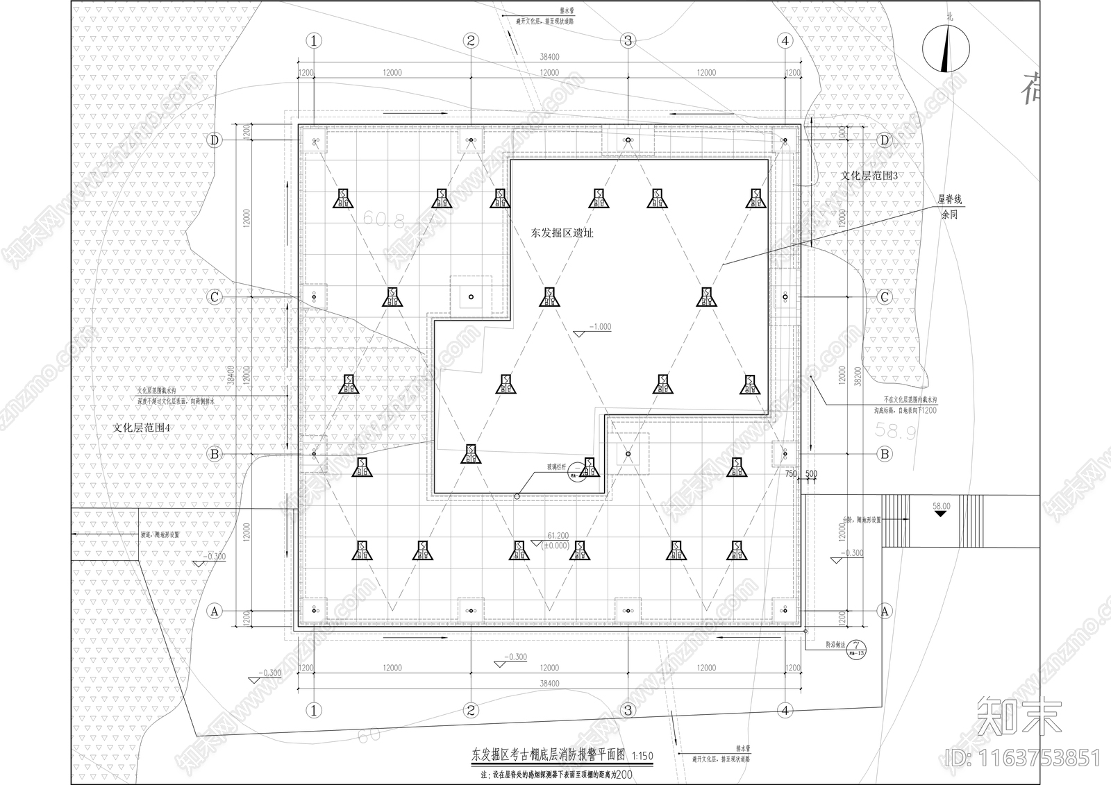 现代古建cad施工图下载【ID:1163753851】