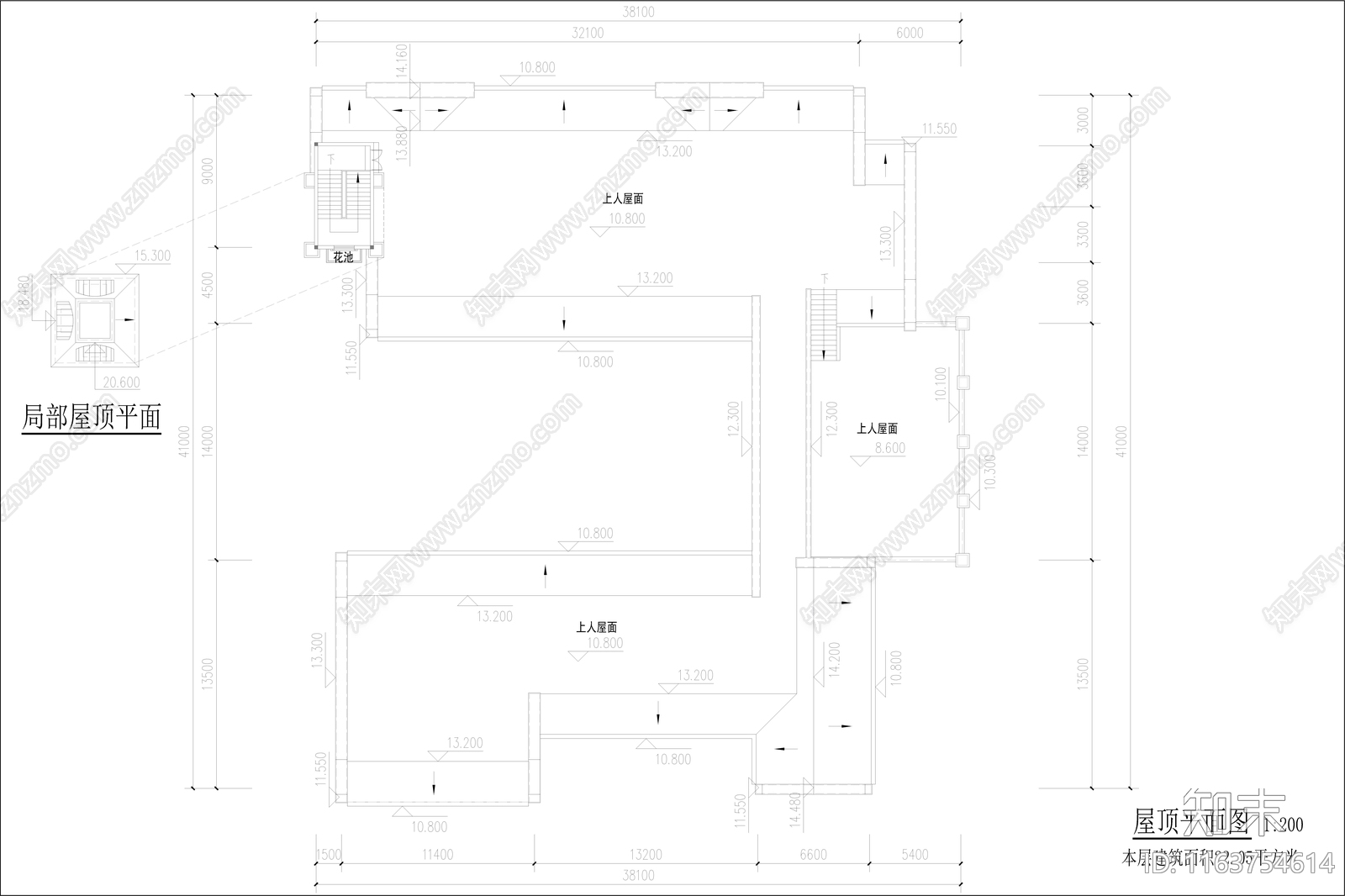 复古幼儿园建筑cad施工图下载【ID:1163754614】
