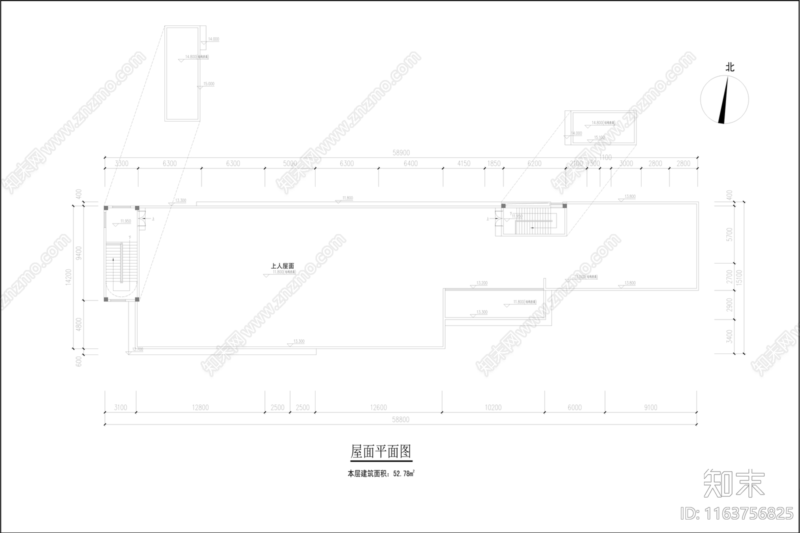 现代幼儿园建筑cad施工图下载【ID:1163756825】