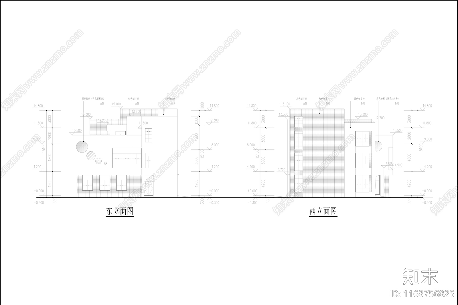 现代幼儿园建筑cad施工图下载【ID:1163756825】