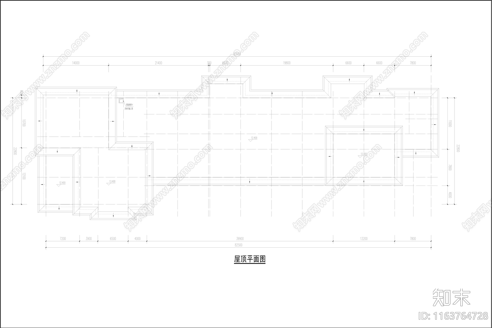 美式幼儿园建筑cad施工图下载【ID:1163764728】