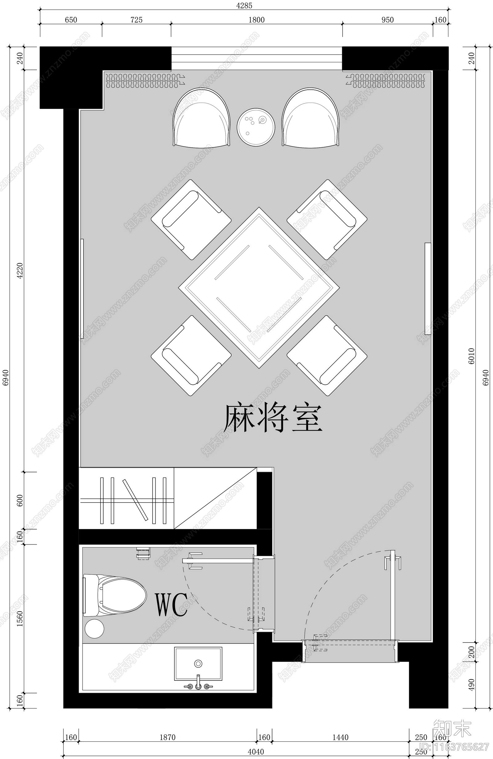 工装平面图施工图下载【ID:1163765627】