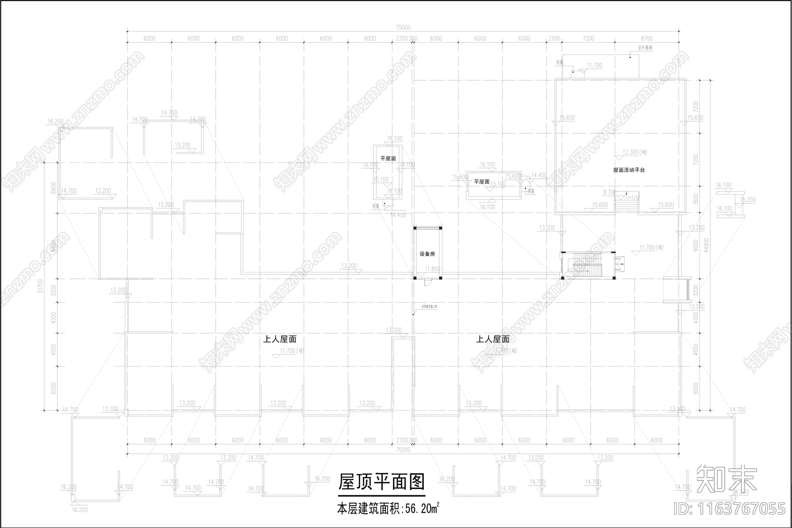 现代幼儿园建筑cad施工图下载【ID:1163767055】
