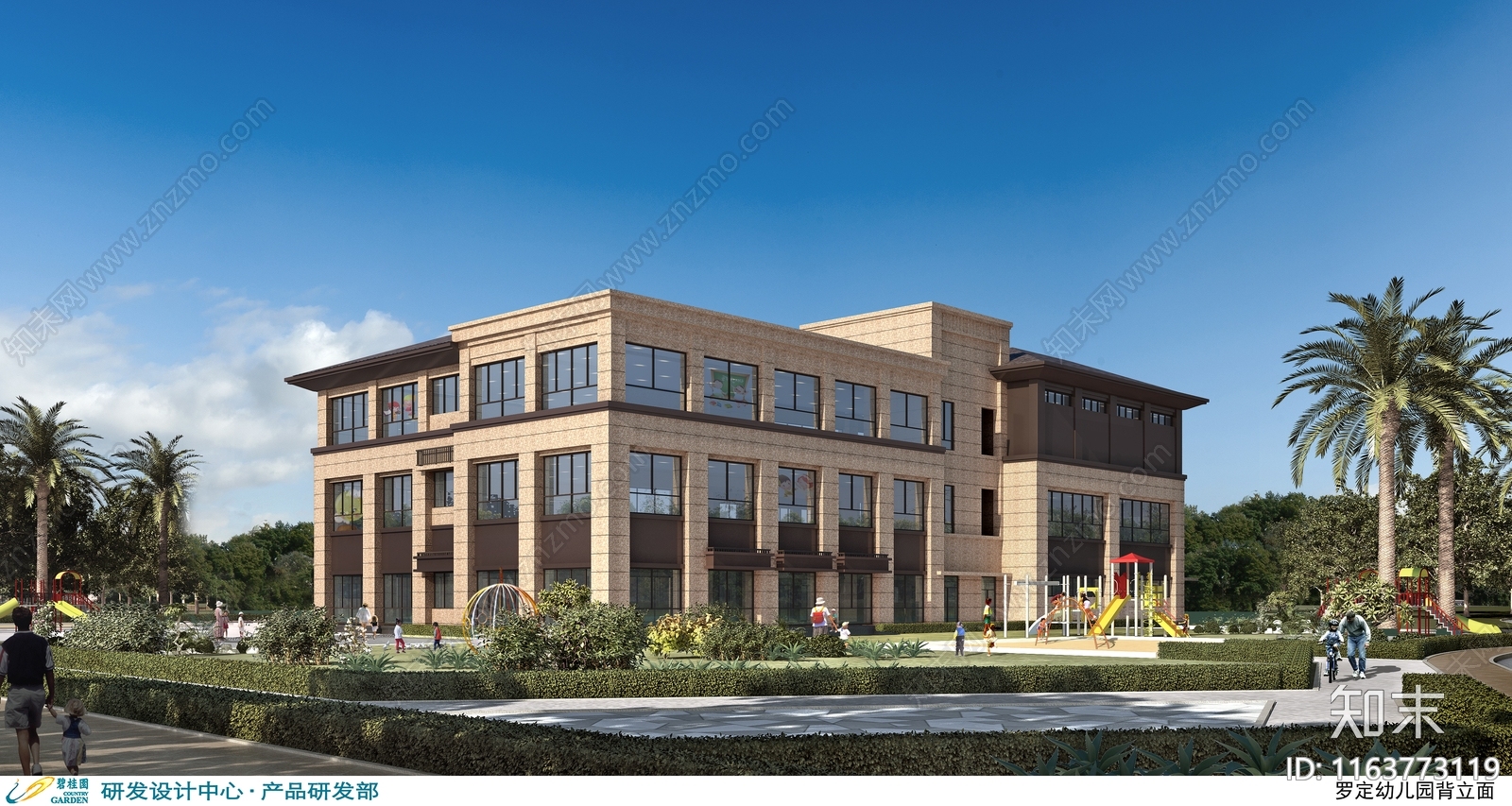 中古幼儿园建筑cad施工图下载【ID:1163773119】