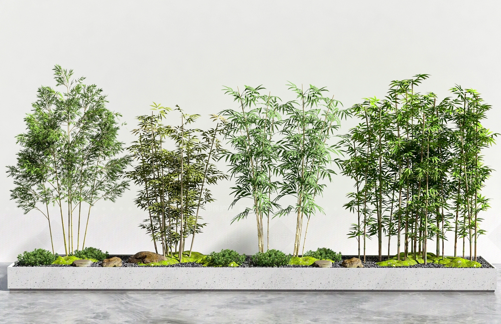 绿植墙3D模型下载【ID:1163776642】