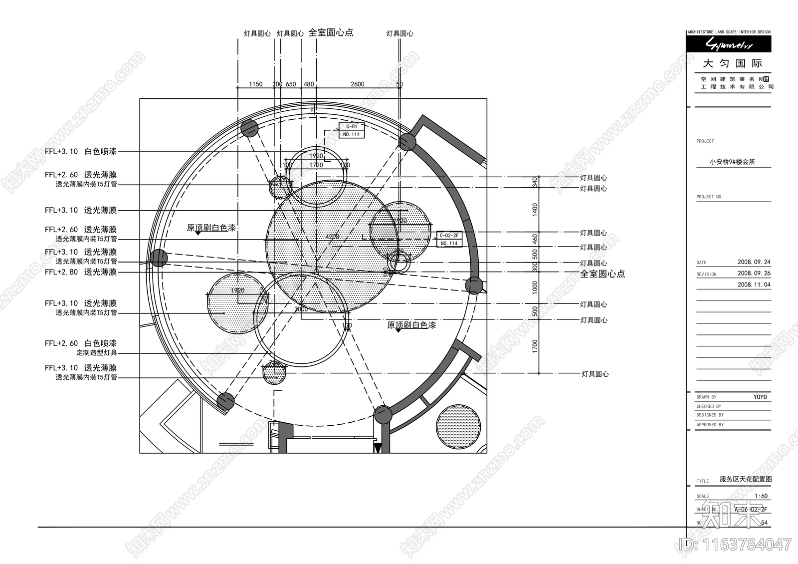 现代健身房cad施工图下载【ID:1163784047】