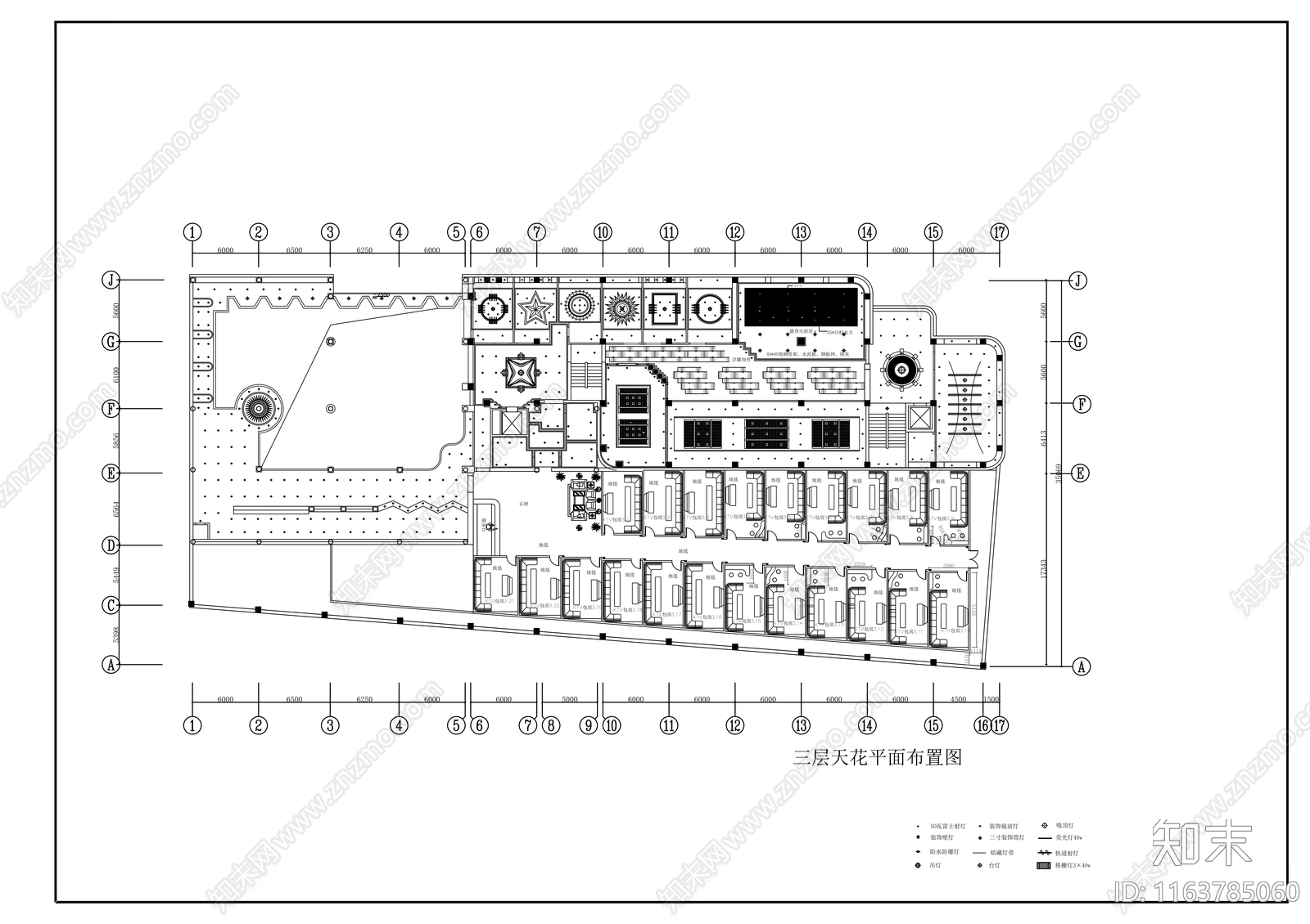 现代其他休闲娱乐空间cad施工图下载【ID:1163785060】