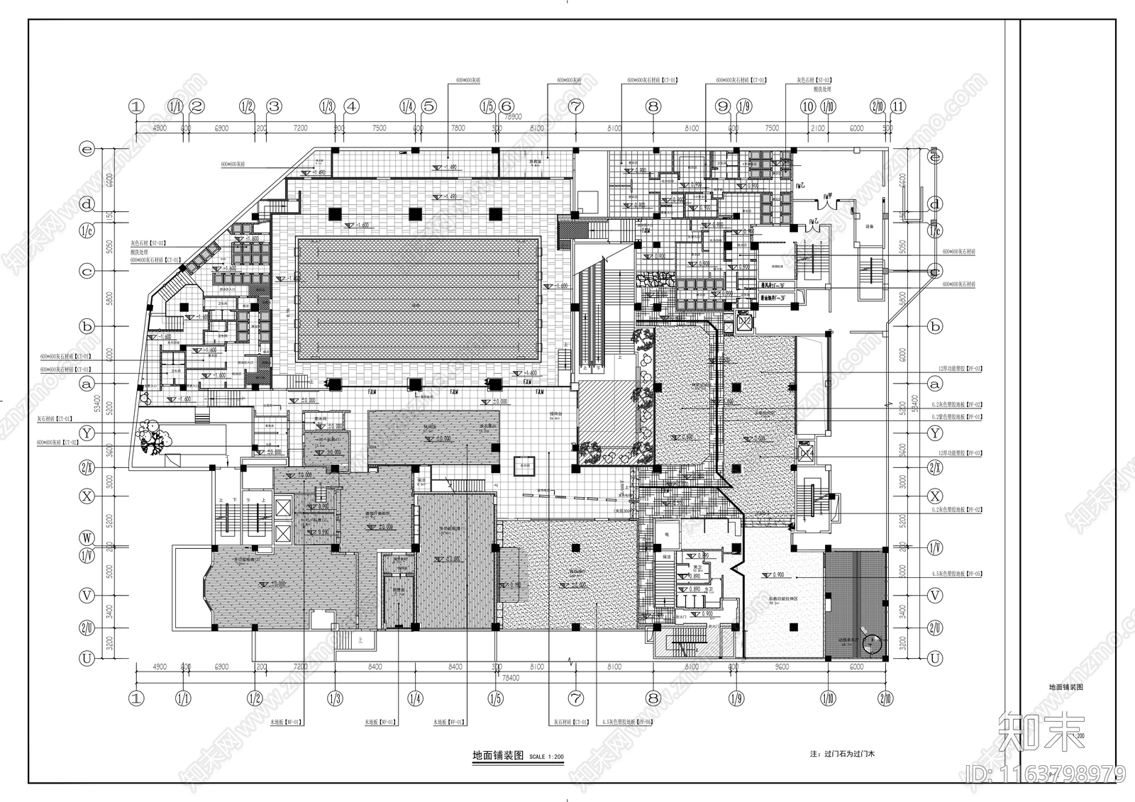 现代其他休闲娱乐空间cad施工图下载【ID:1163798979】
