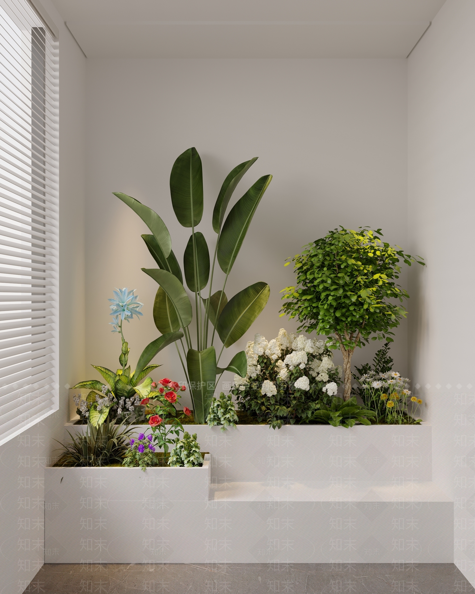 植物组合SU模型下载【ID:1163804710】