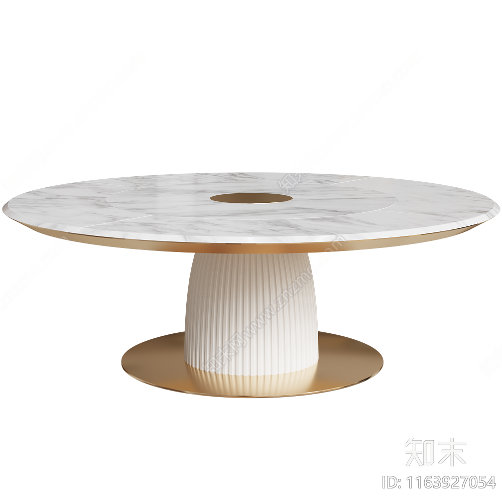 现代轻奢餐桌3D模型下载【ID:1163927054】