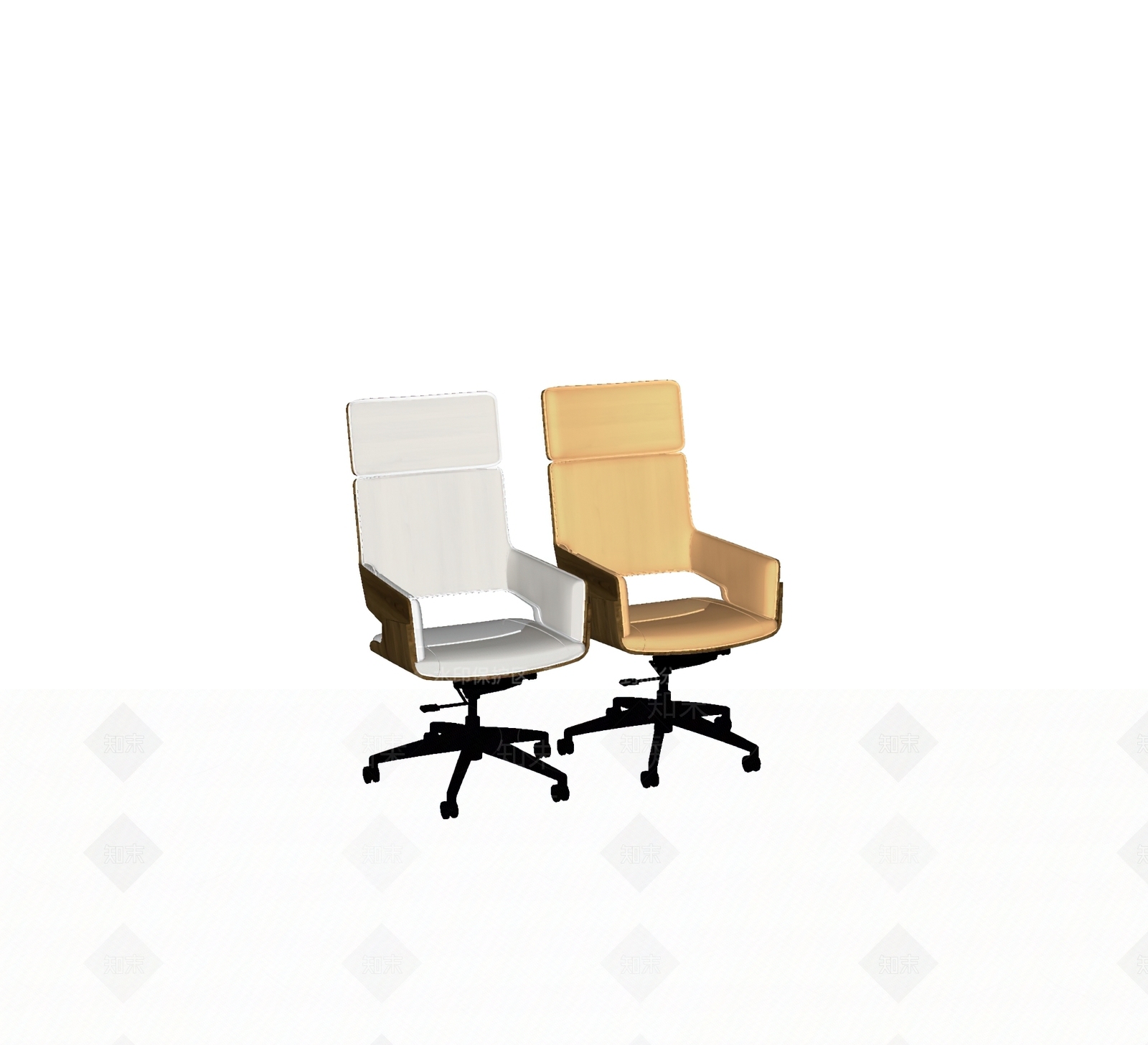 现代意式办公椅SU模型下载【ID:1163945608】