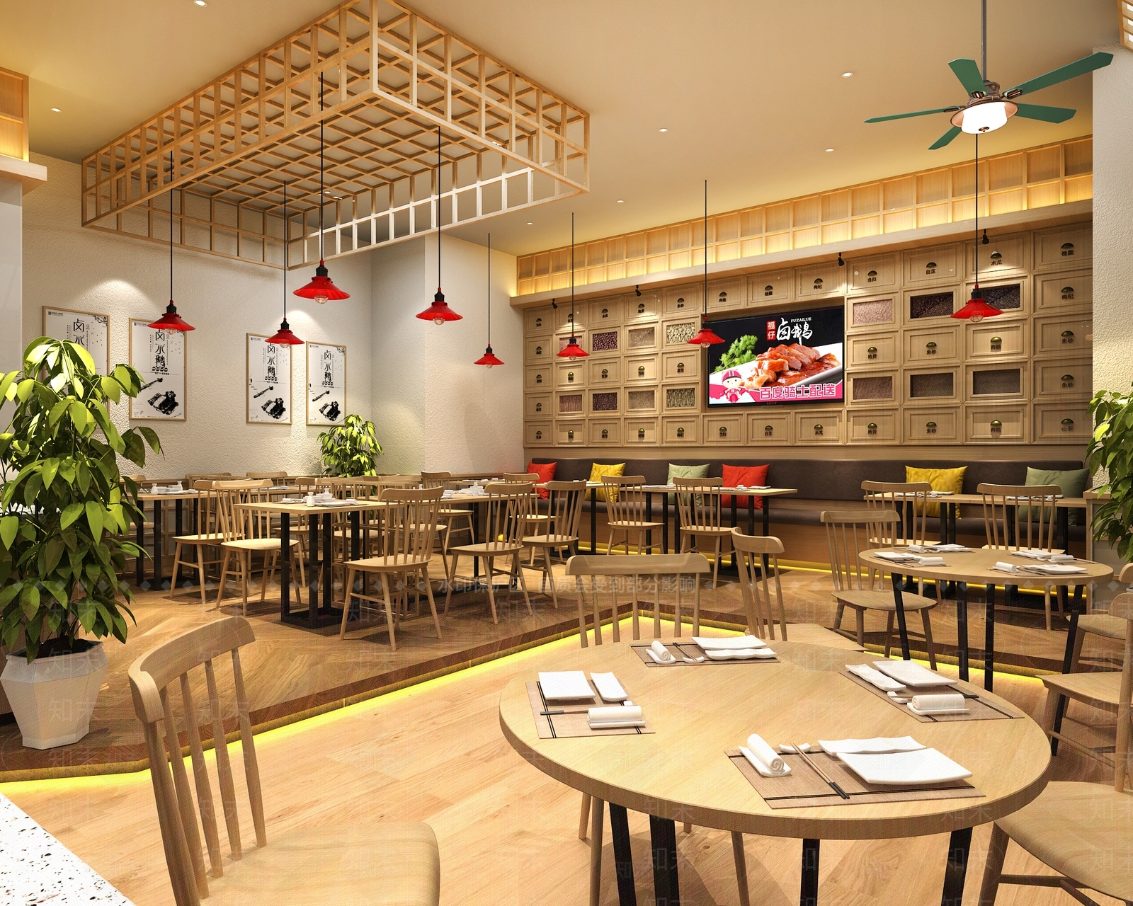 现代快餐店3D模型下载【ID:1163949922】