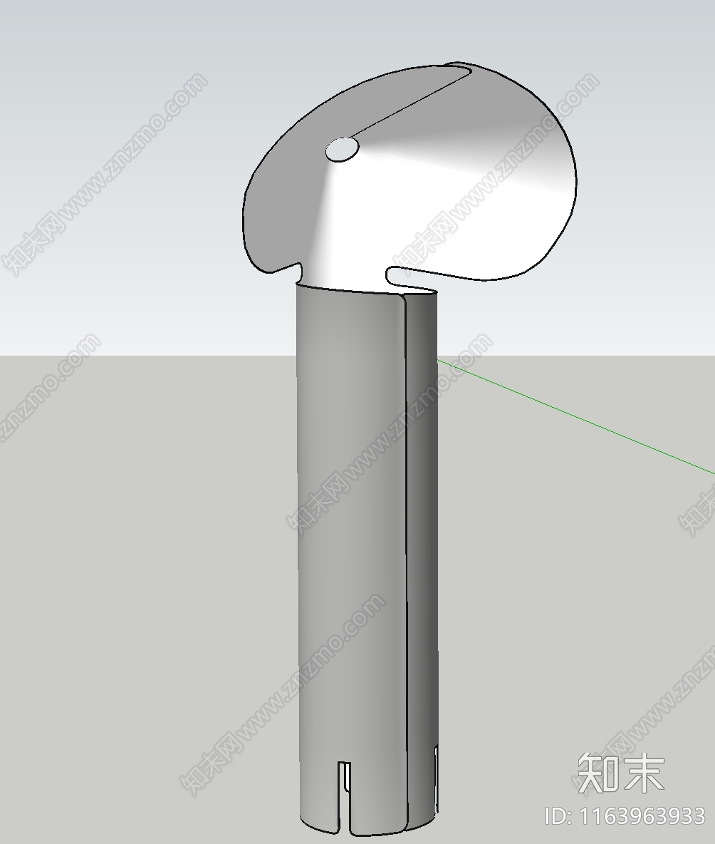 现代落地灯SU模型下载【ID:1163963933】