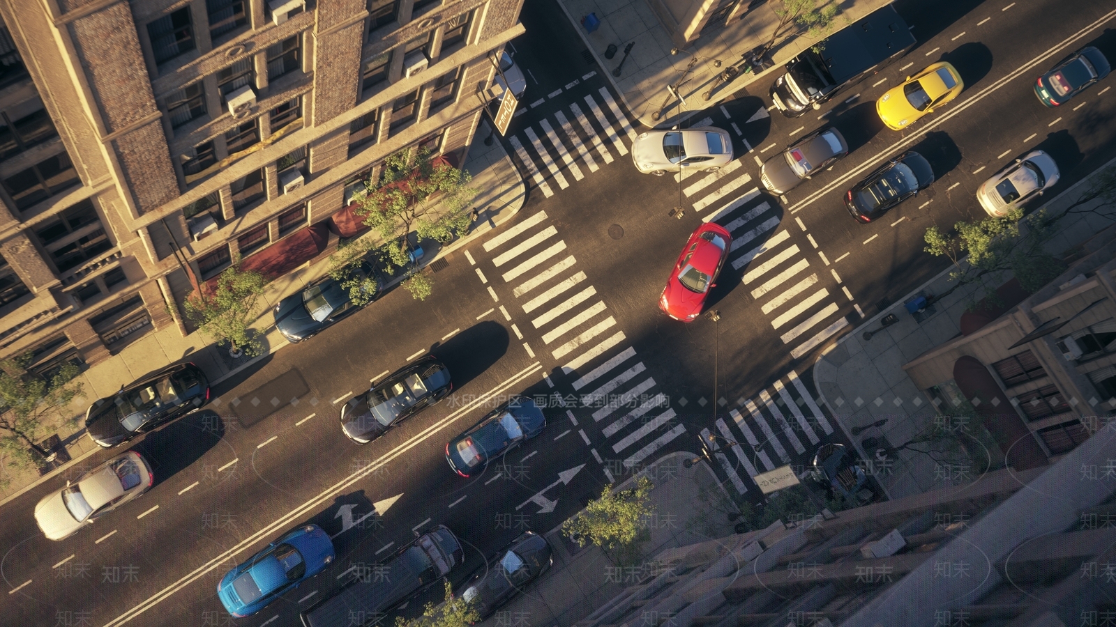 现代商业街3D模型下载【ID:1163961398】