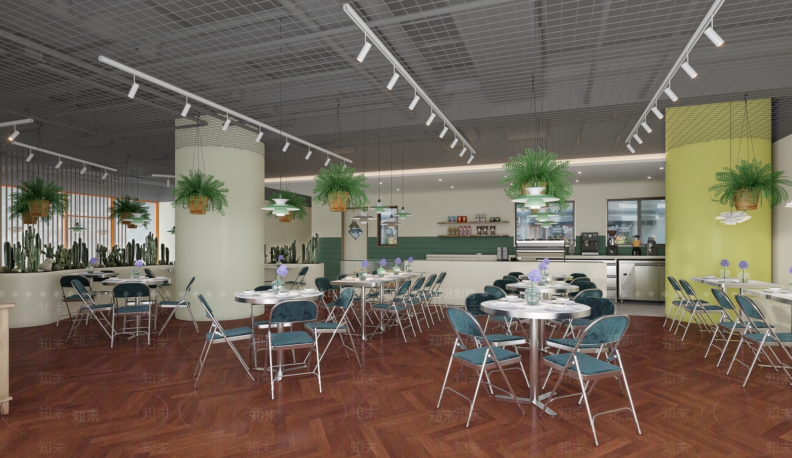 现代中餐厅3D模型下载【ID:1163964594】