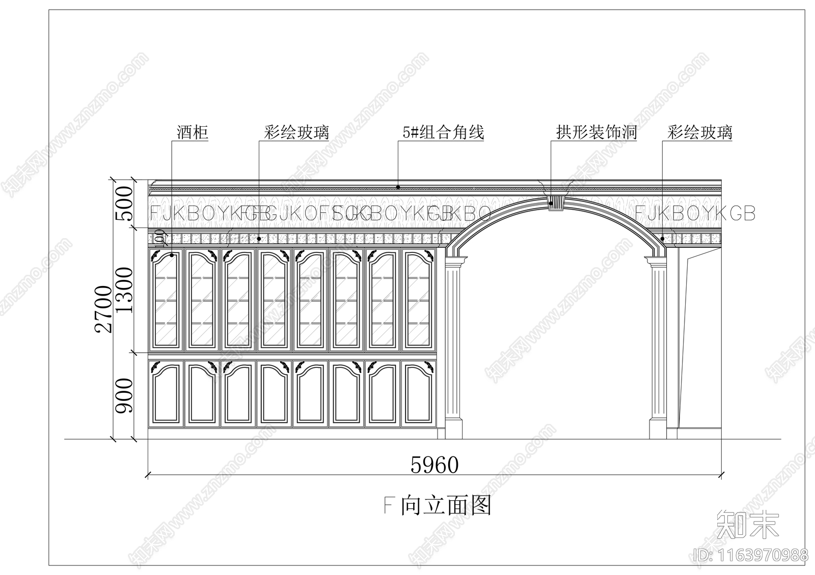 现代酒吧cad施工图下载【ID:1163970988】