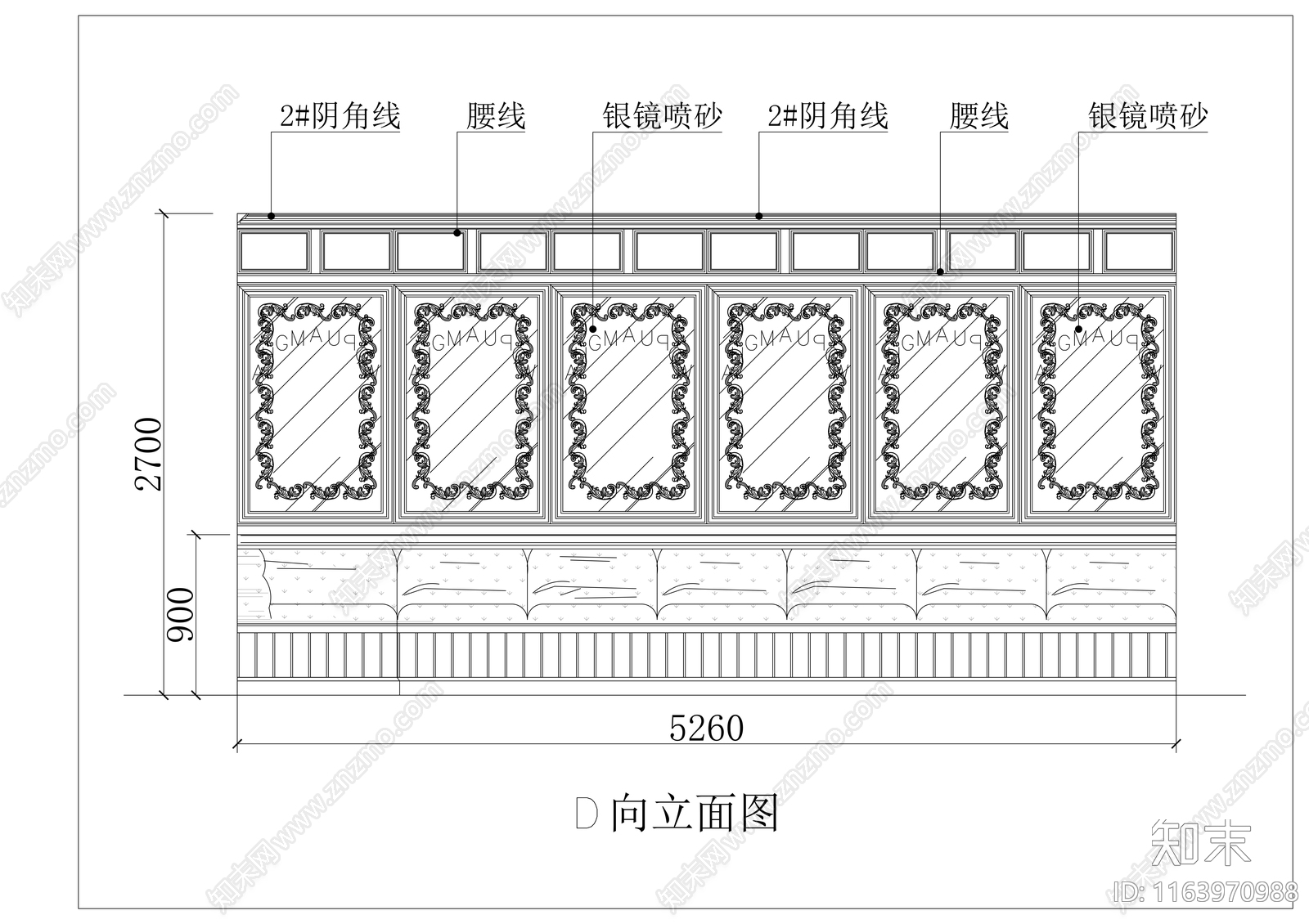 现代酒吧cad施工图下载【ID:1163970988】