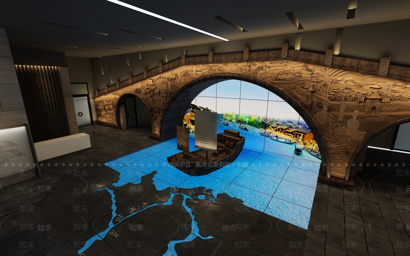 新中式博物馆3D模型下载【ID:1163970379】