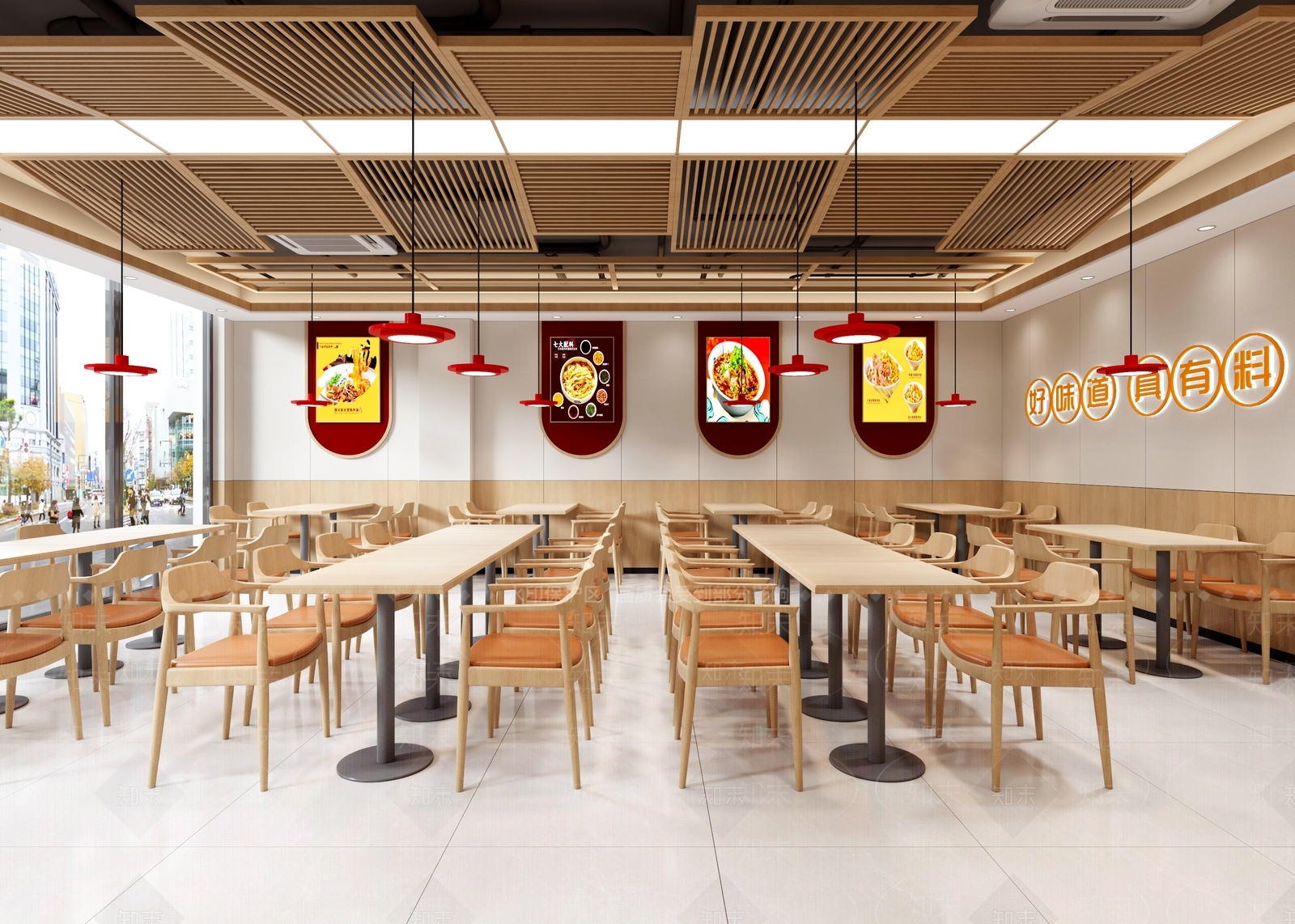 新中式现代中餐厅3D模型下载【ID:1163971210】