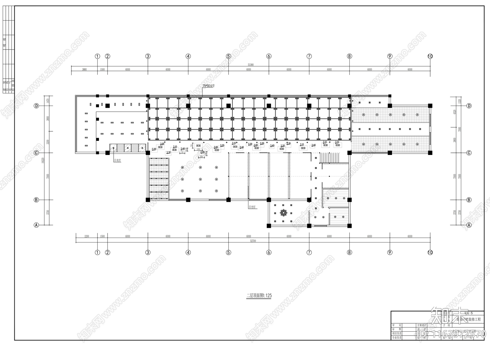 现代网吧cad施工图下载【ID:1163972570】