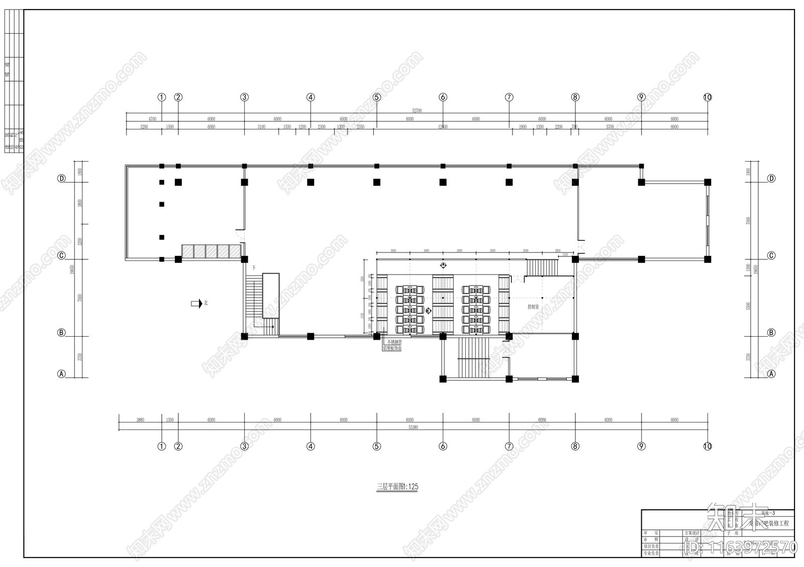 现代网吧cad施工图下载【ID:1163972570】