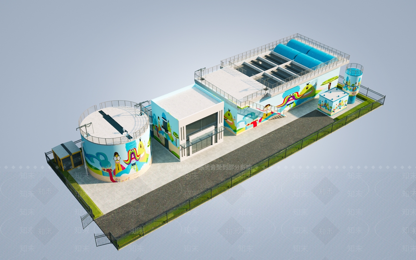 现代厂房3D模型下载【ID:1164000442】