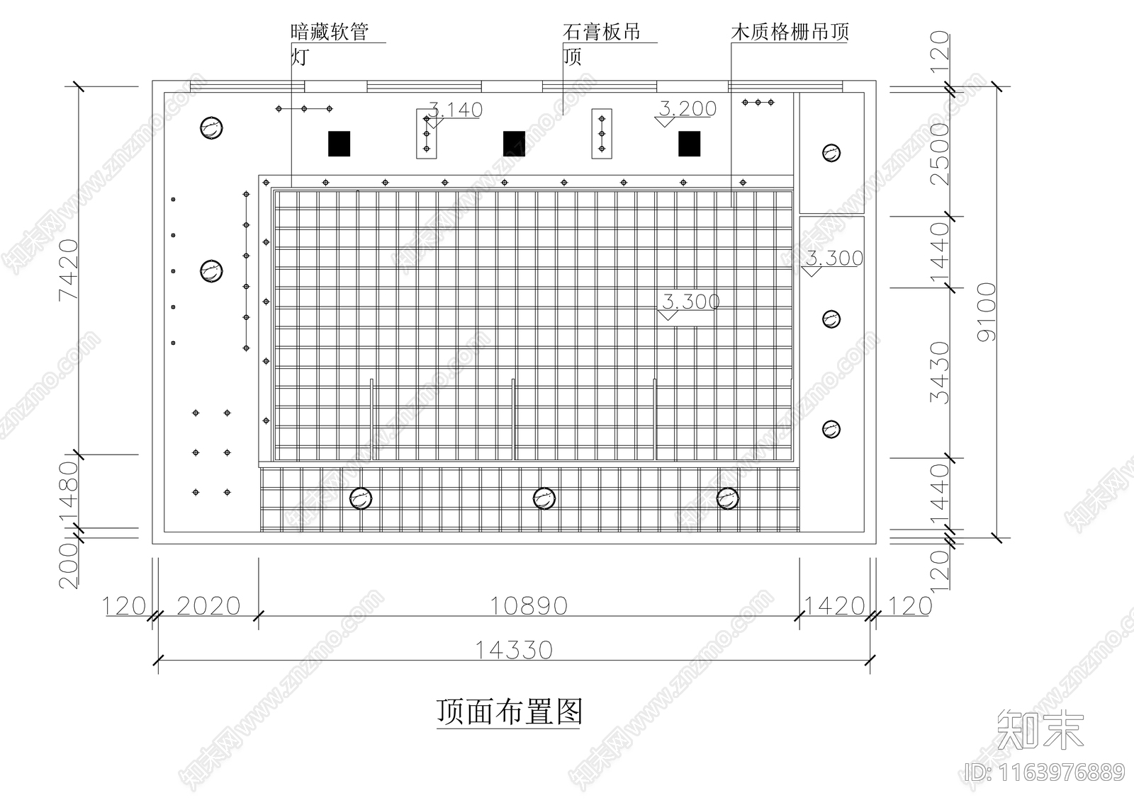 现代酒吧cad施工图下载【ID:1163976889】