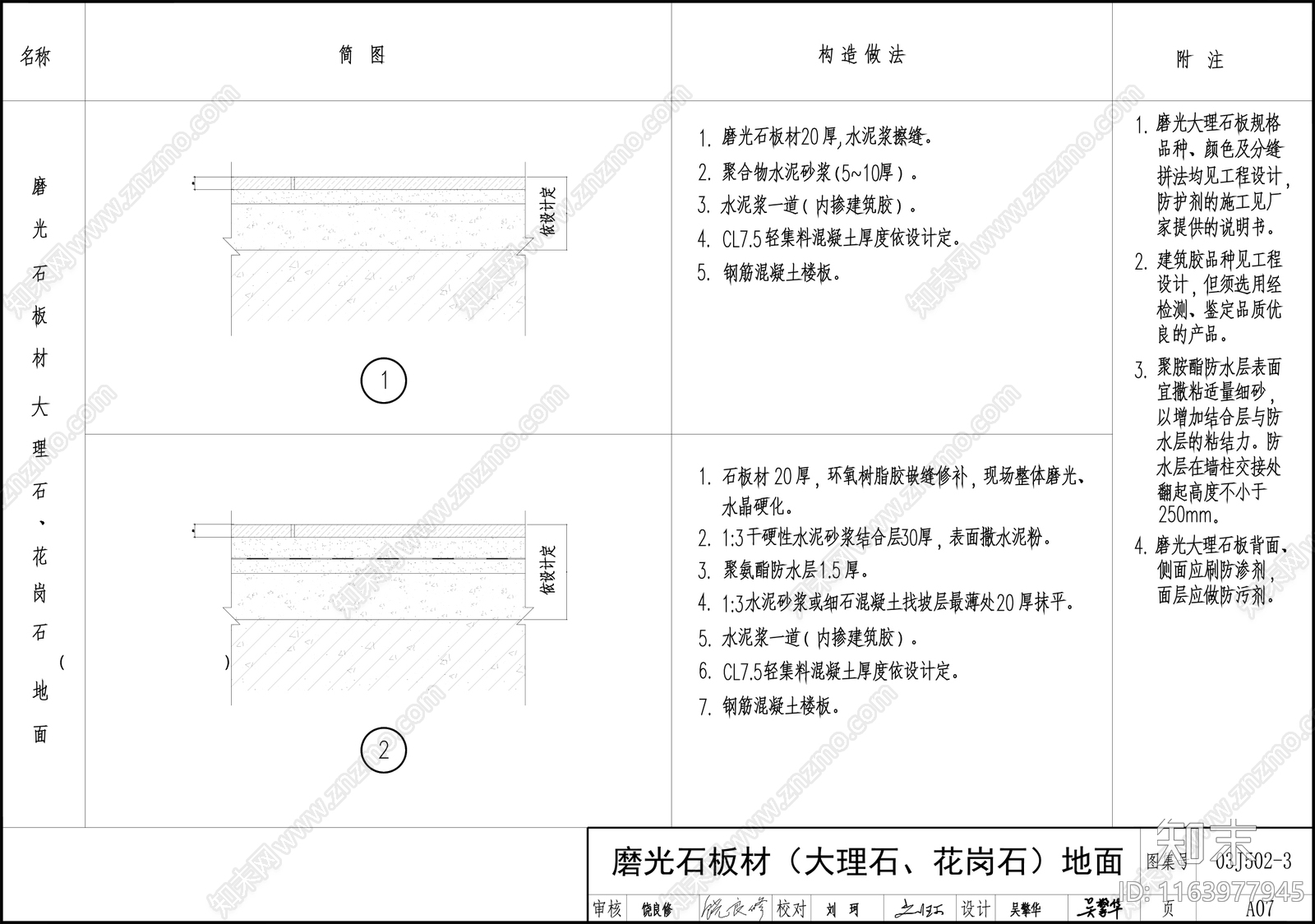 现代地面节点cad施工图下载【ID:1163977945】