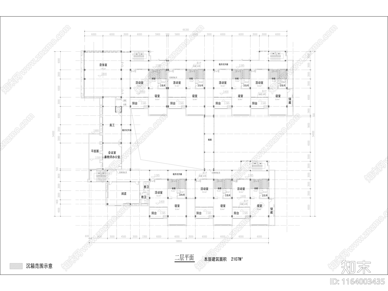 现代幼儿园建筑cad施工图下载【ID:1164003435】
