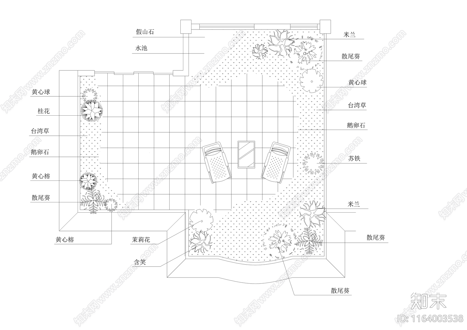 现代茶馆cad施工图下载【ID:1164003538】