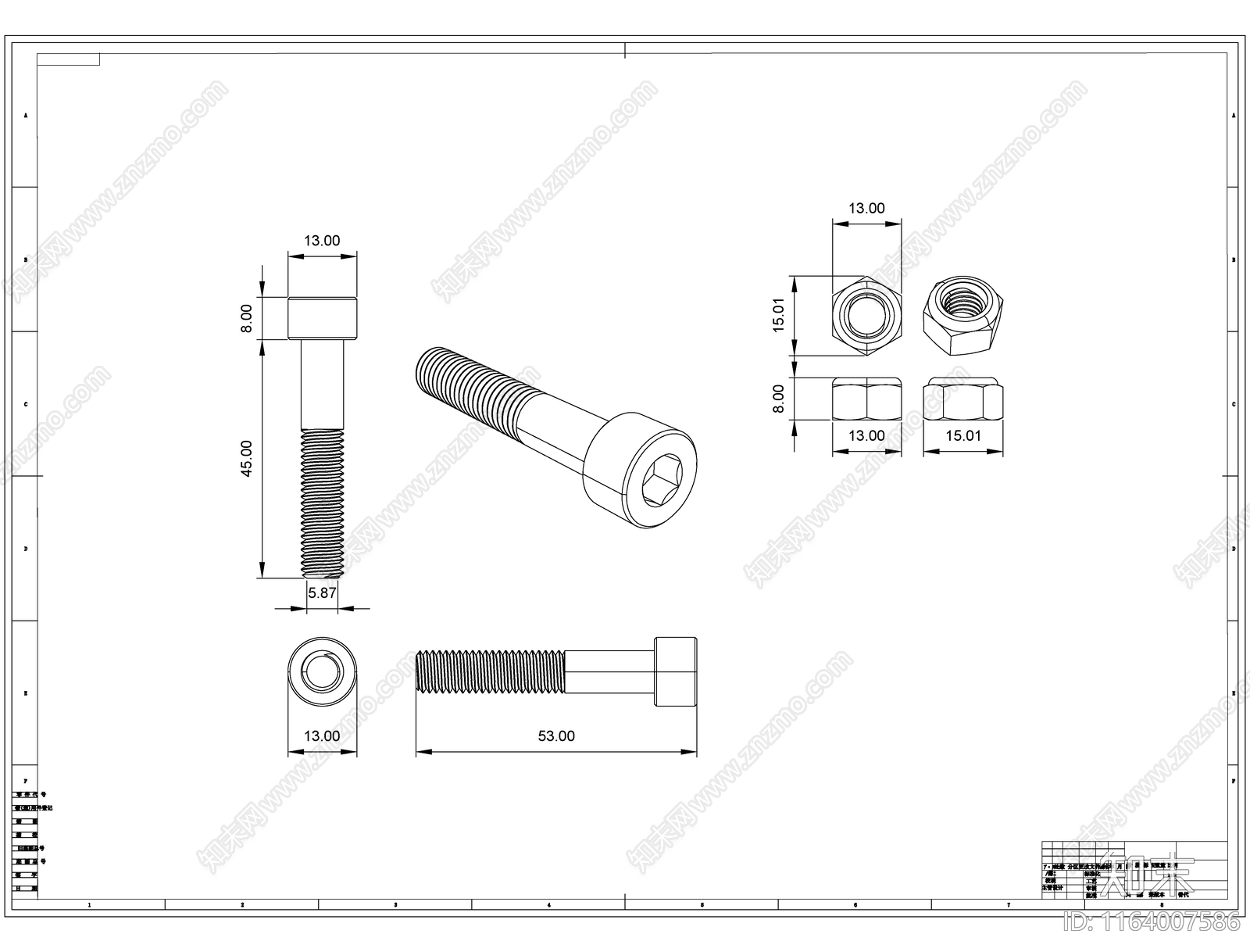 现代新中式其他图库施工图下载【ID:1164007586】