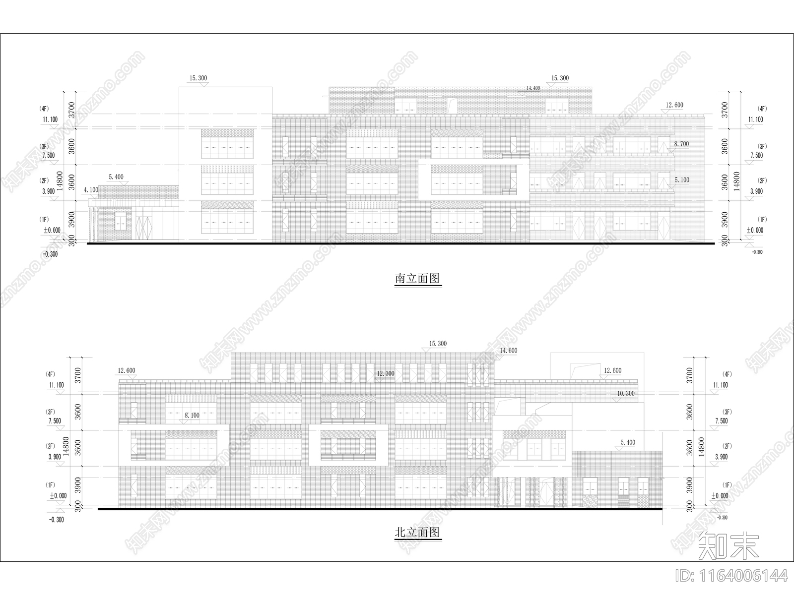 现代幼儿园建筑cad施工图下载【ID:1164006144】