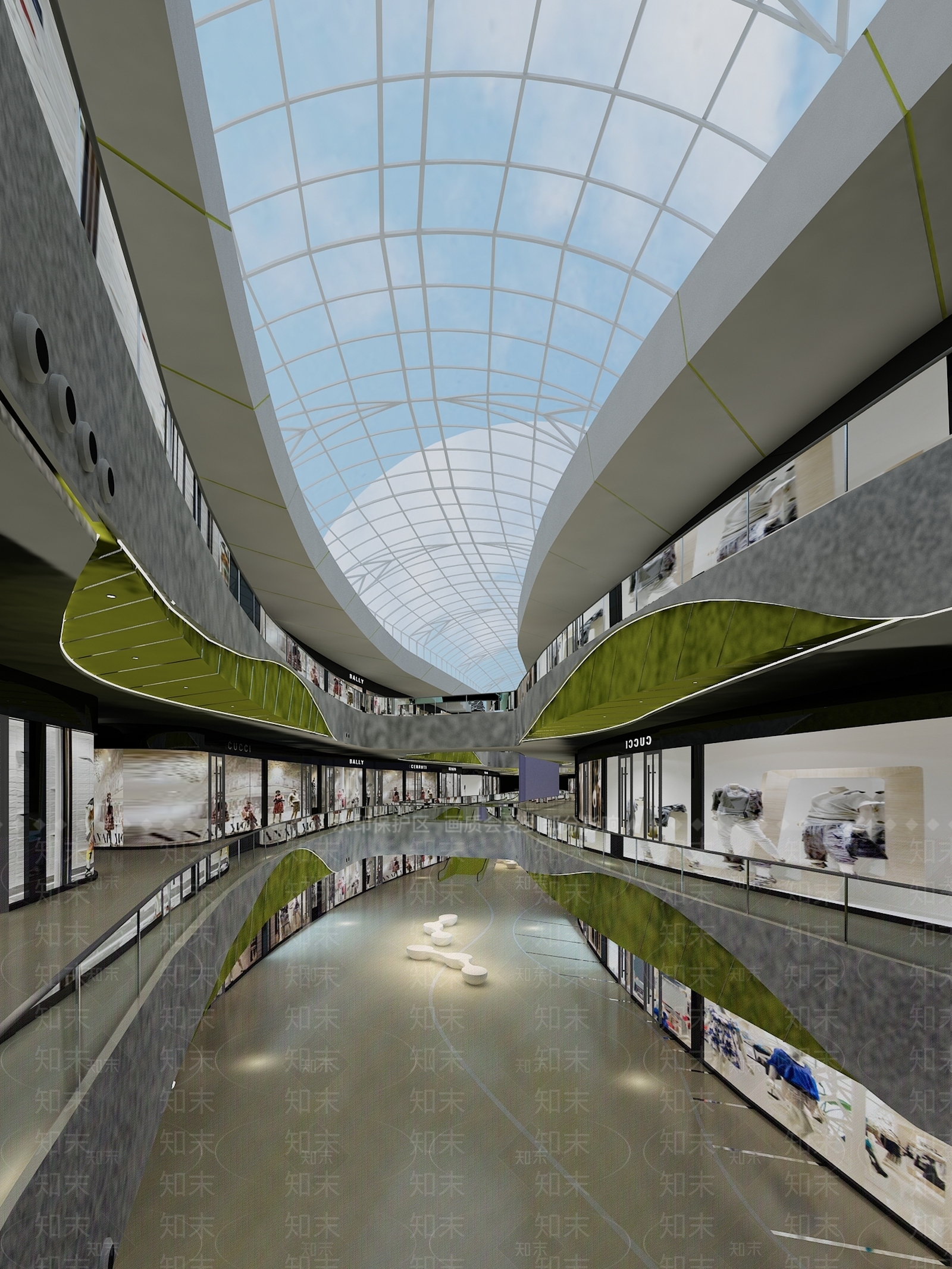 现代商场3D模型下载【ID:1164006122】