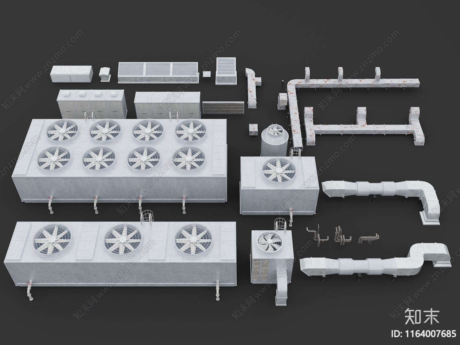 公用器材3D模型下载【ID:1164007685】