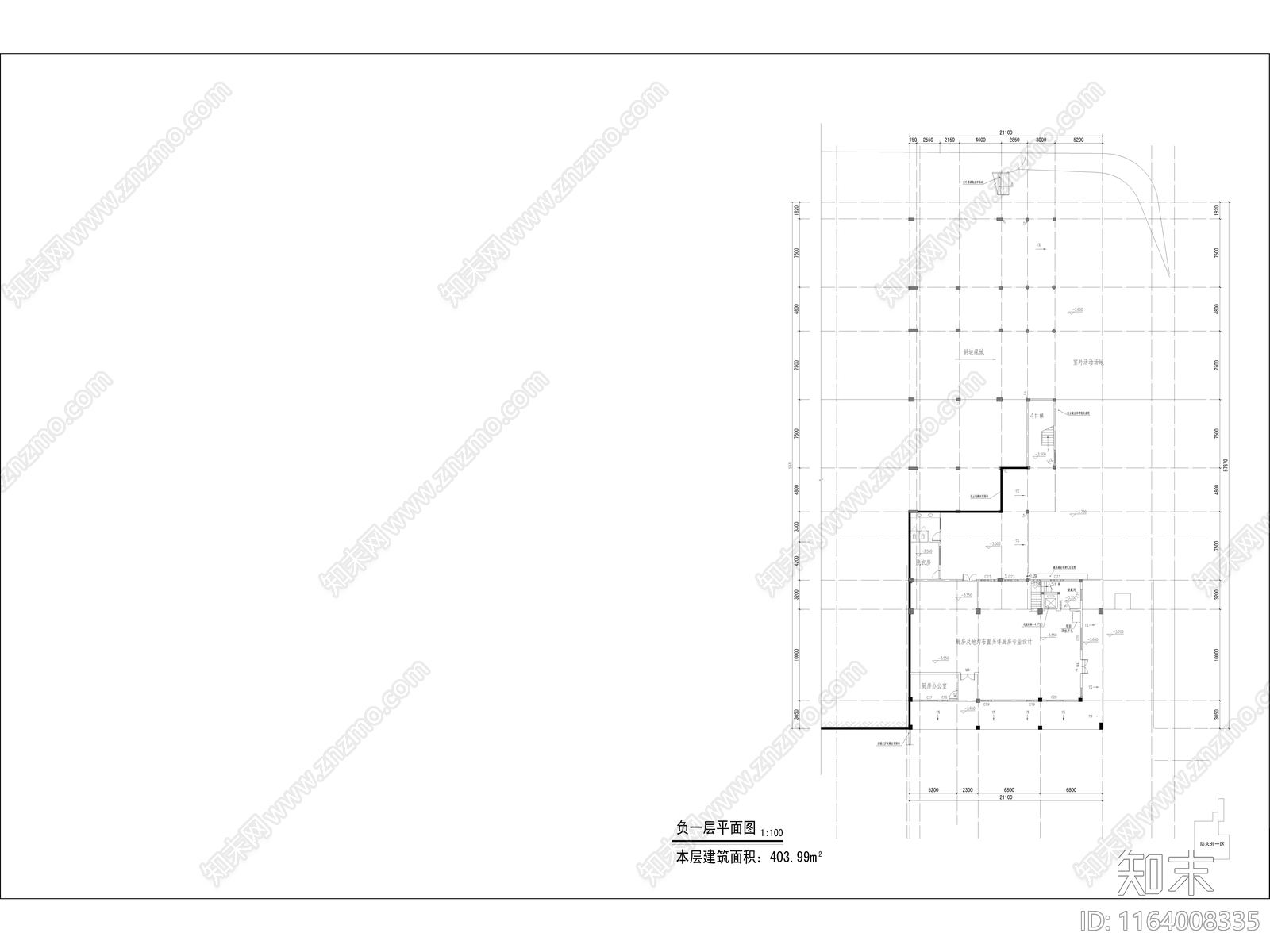 现代幼儿园建筑cad施工图下载【ID:1164008335】