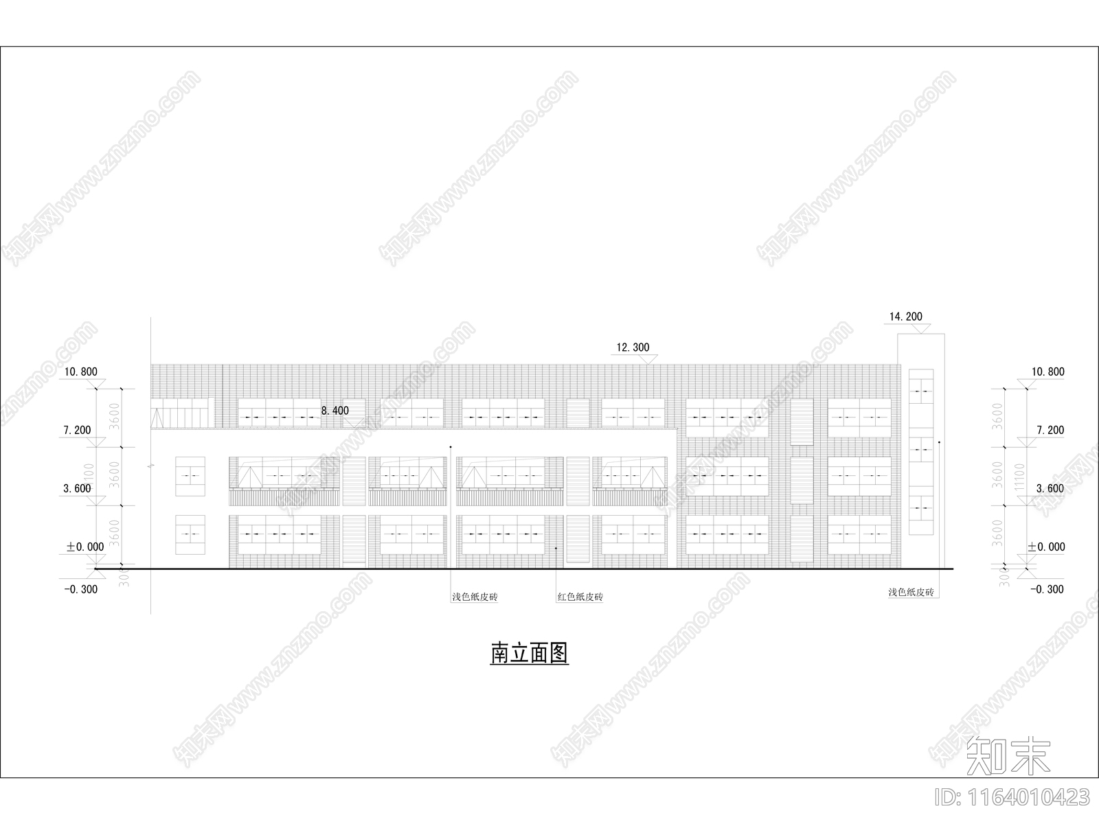 现代幼儿园建筑cad施工图下载【ID:1164010423】