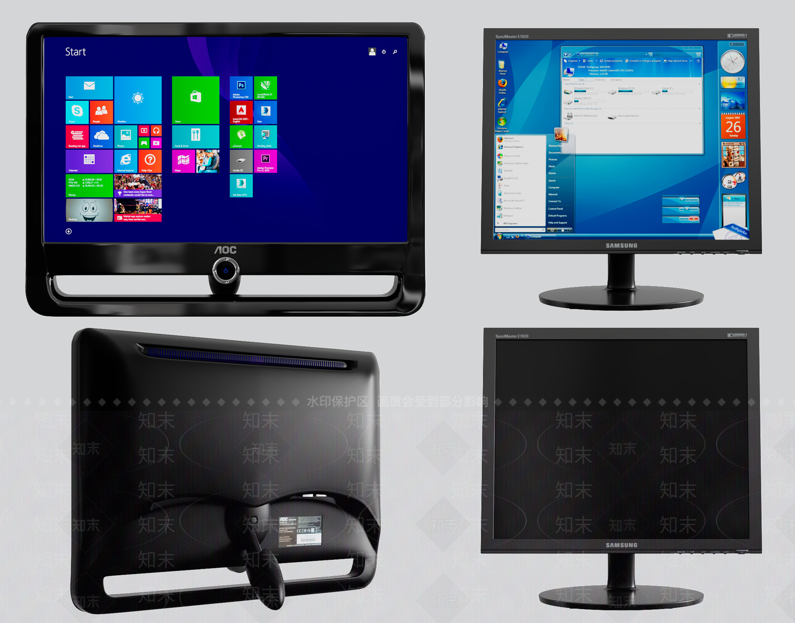 电脑3D模型下载【ID:1164010775】