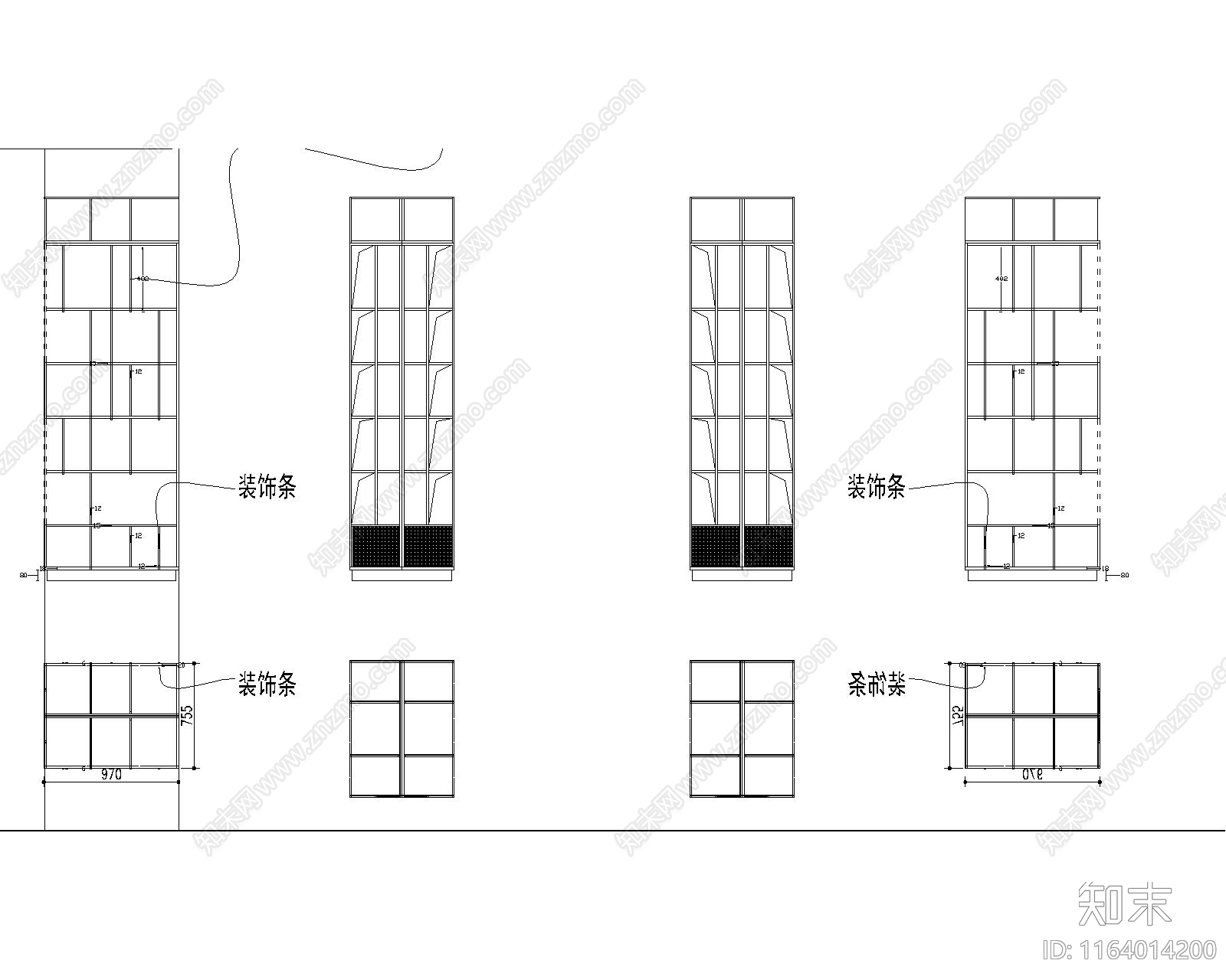 钢板柜cad施工图下载【ID:1164014200】