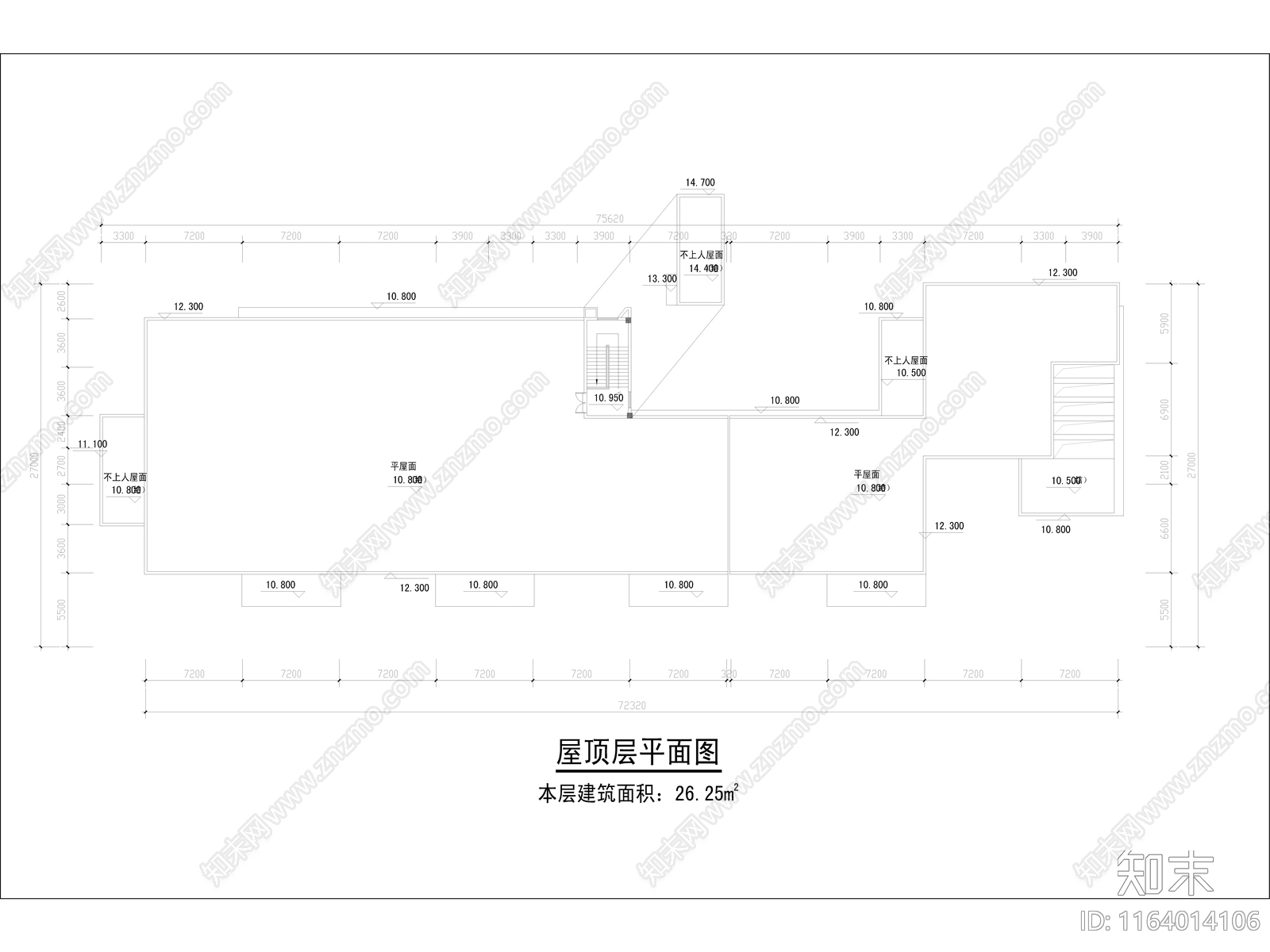 现代幼儿园建筑cad施工图下载【ID:1164014106】